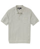 Westport Black Short Sleeve Amici Ribbed Knit Polo