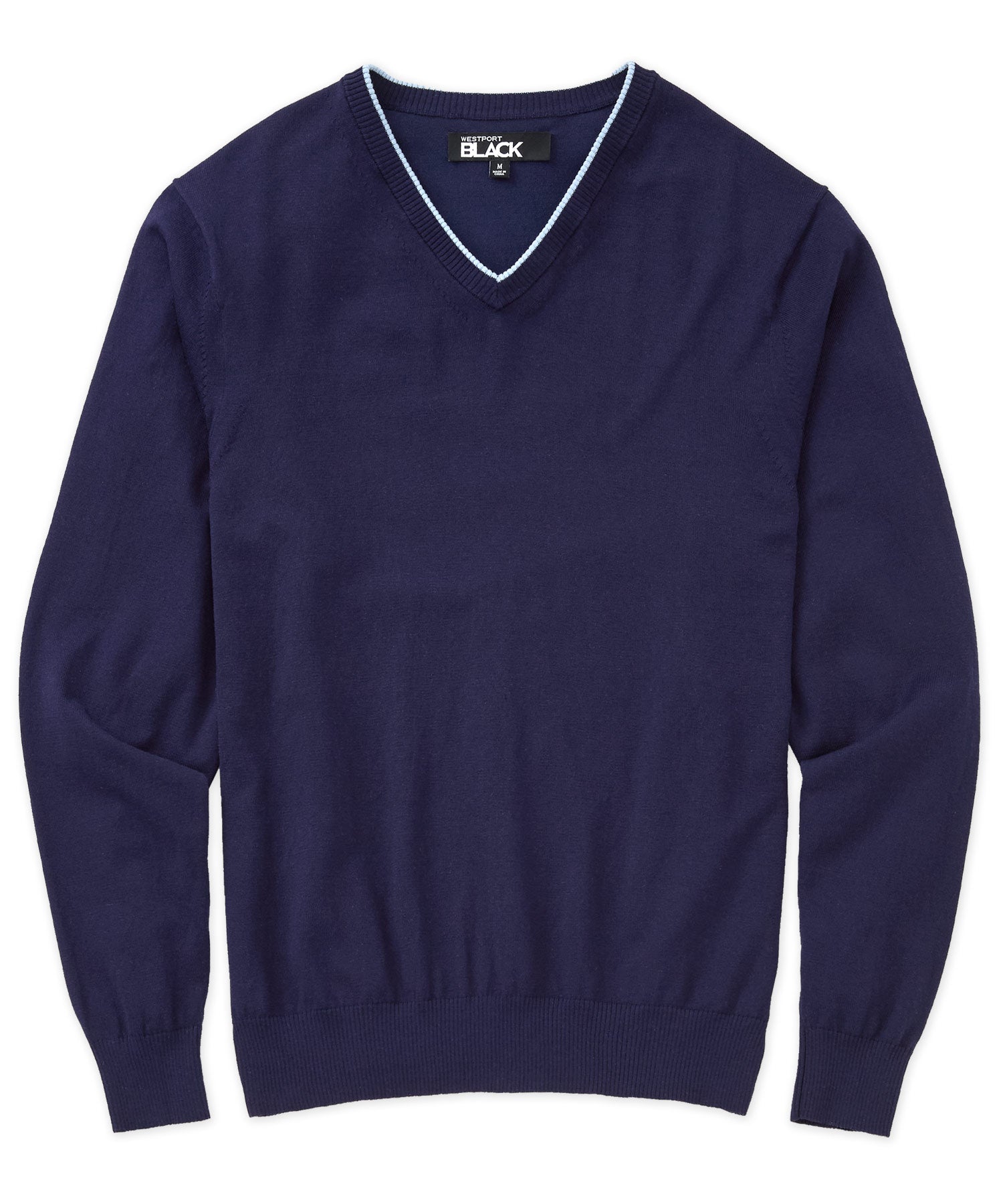 Westport Black Marabella V-Neck Sweater