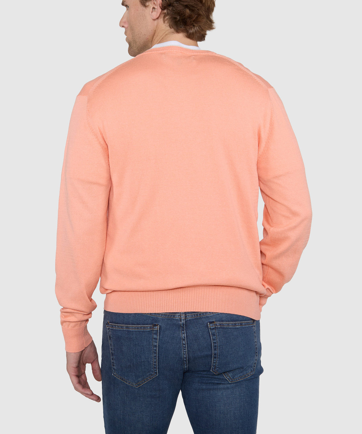 Westport Black Marabella V-Neck Sweater, Men's Big & Tall