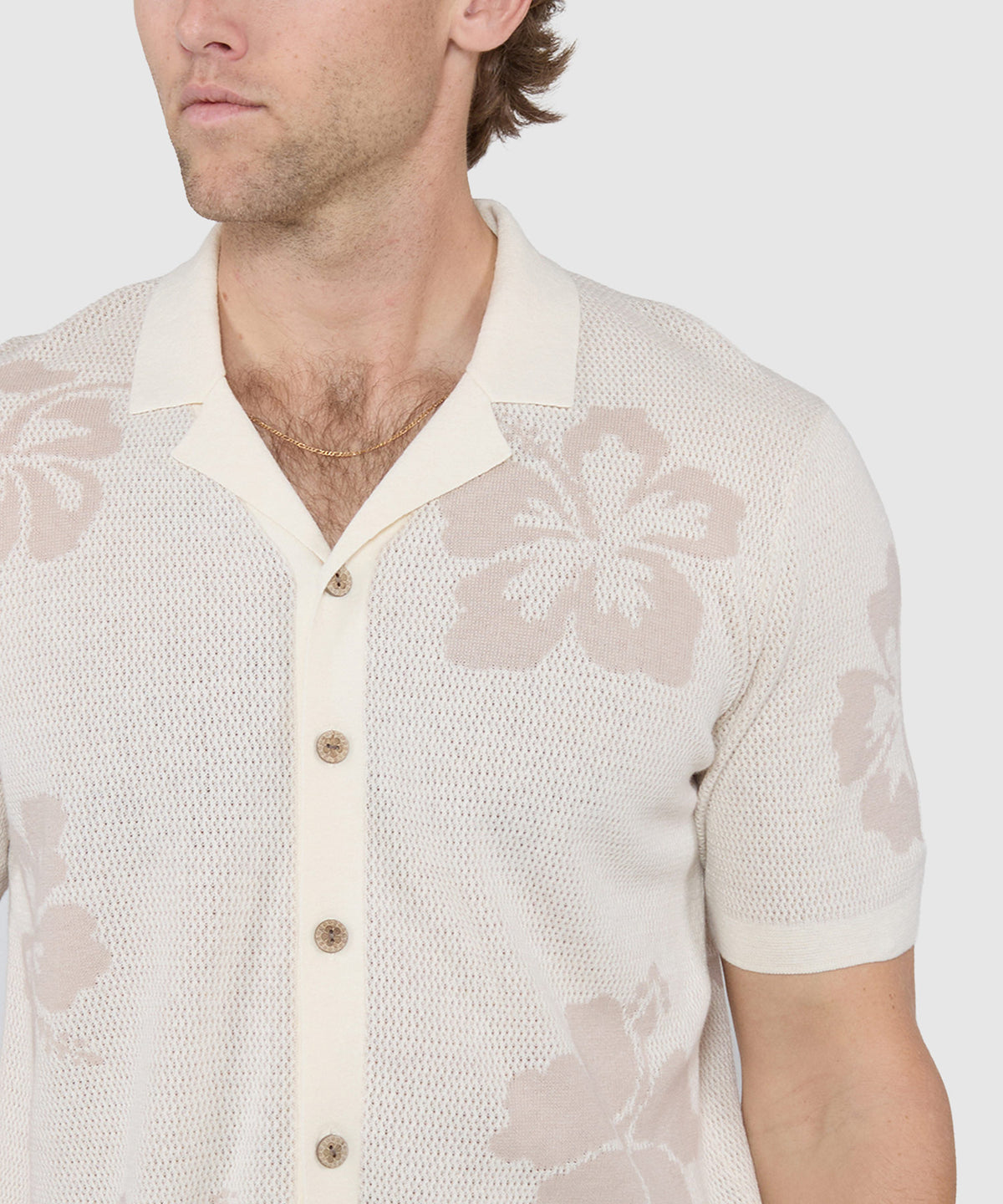 Westport Black Short Sleeve Davis Resort Cabana, Men's Big & Tall