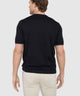Westport Black Short Sleeve Retro Roulle Crew