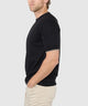 Westport Black Short Sleeve Retro Roulle Crew