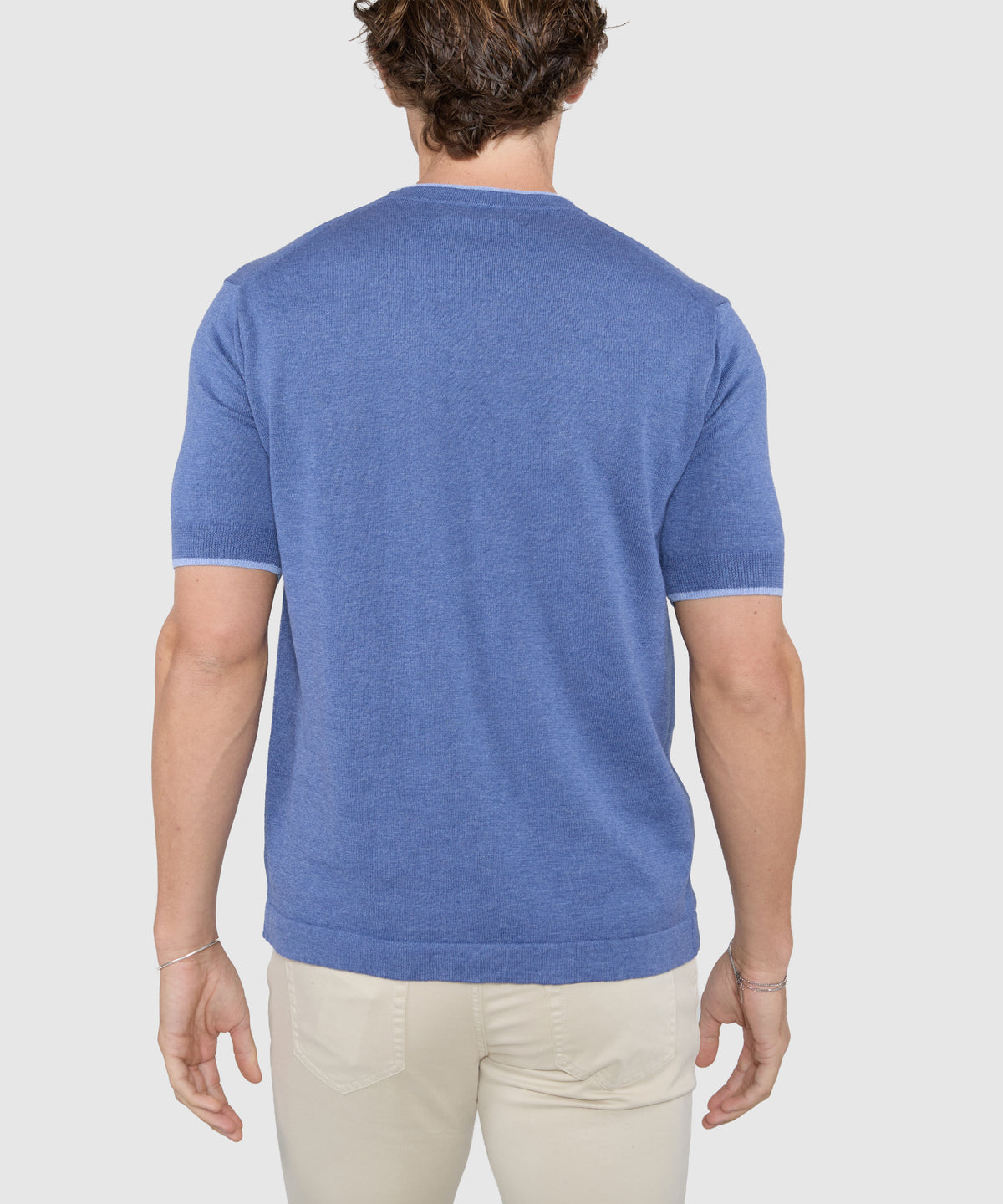 Westport Black Short Sleeve Retro Roulle Crew, Men's Big & Tall