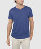 Westport Black Bellmont Short Sleeve V-Notch Linen Crew