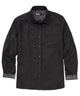 Westport Black Southport Long Sleeve Linen Shirt