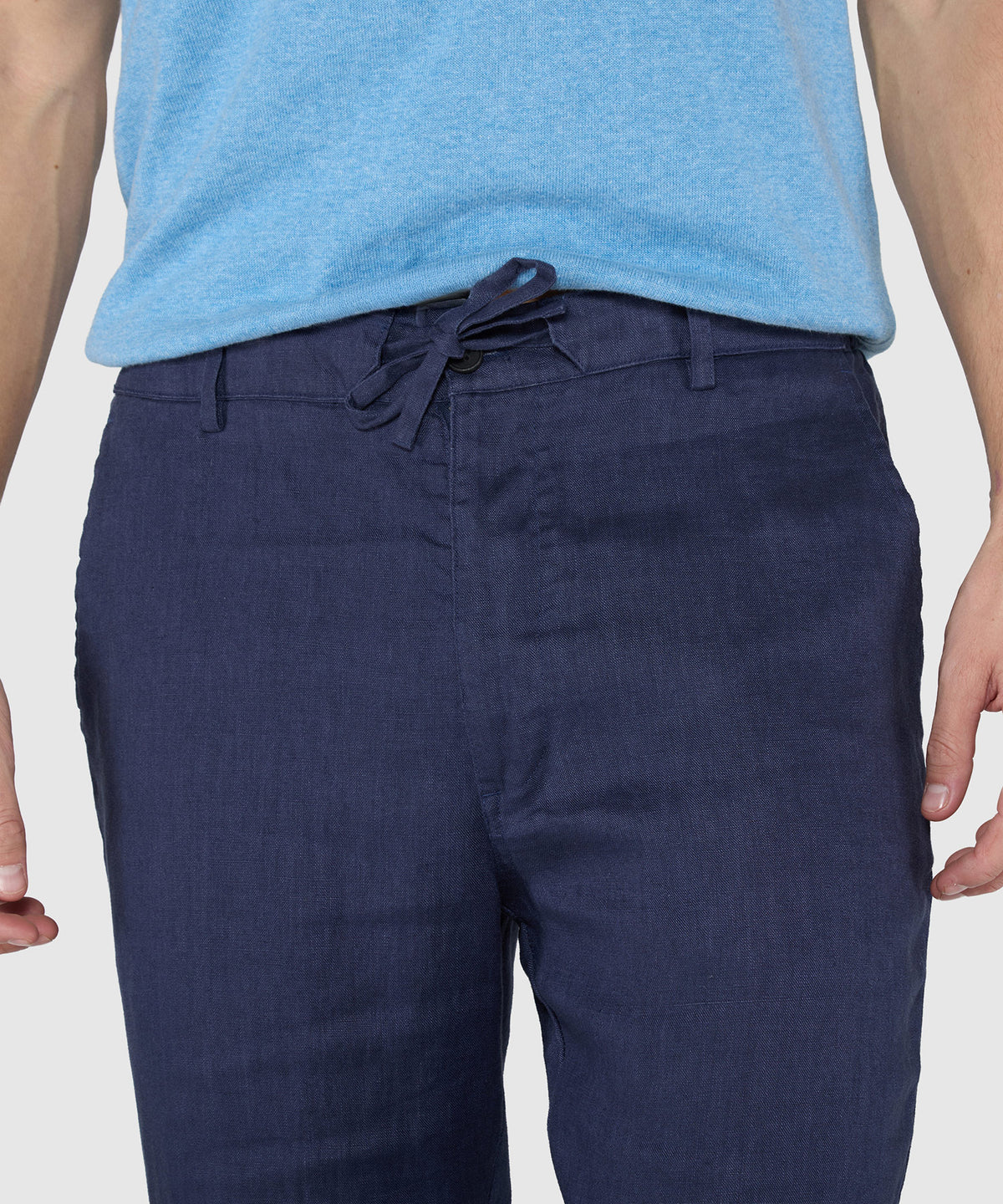 Westport Black Southport Linen Pants, Men's Big & Tall