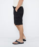 Westport Black Southport Linen Drawstring Cargo Shorts