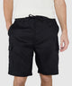 Westport Black Southport Linen Drawstring Cargo Shorts