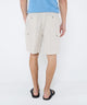 Westport Black Southport Linen Drawstring Cargo Shorts