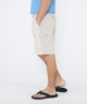 Westport Black Southport Linen Drawstring Cargo Shorts