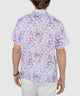 Westport Black Short Sleeve Hibiscus Print Linen Camp Shirt