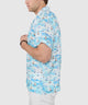 Westport Black Boat Print Camp Shirt