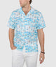 Westport Black Boat Print Camp Shirt