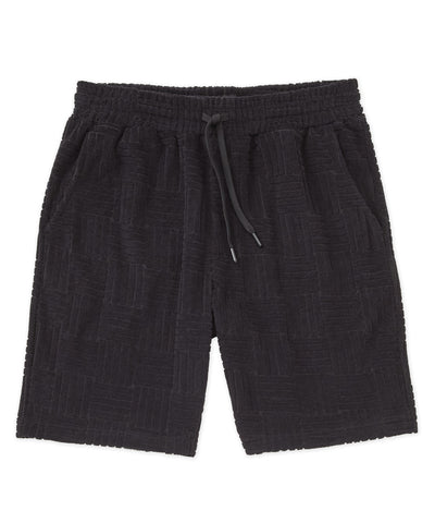 Westport Black Vienna Terry Shorts, Men's Big & Tall
