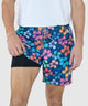 Westport Black Hampton Hibiscus Print Swim Shorts