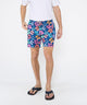 Westport Black Hampton Hibiscus Print Swim Shorts