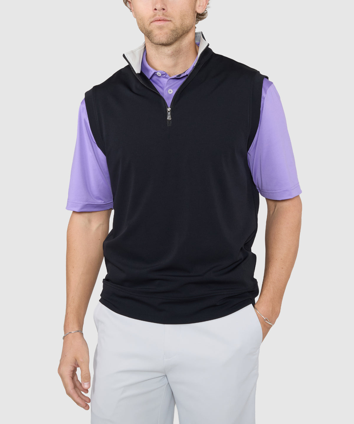 Westport Lifestyle Links Quarter-Zip Vest, Men's Big & Tall