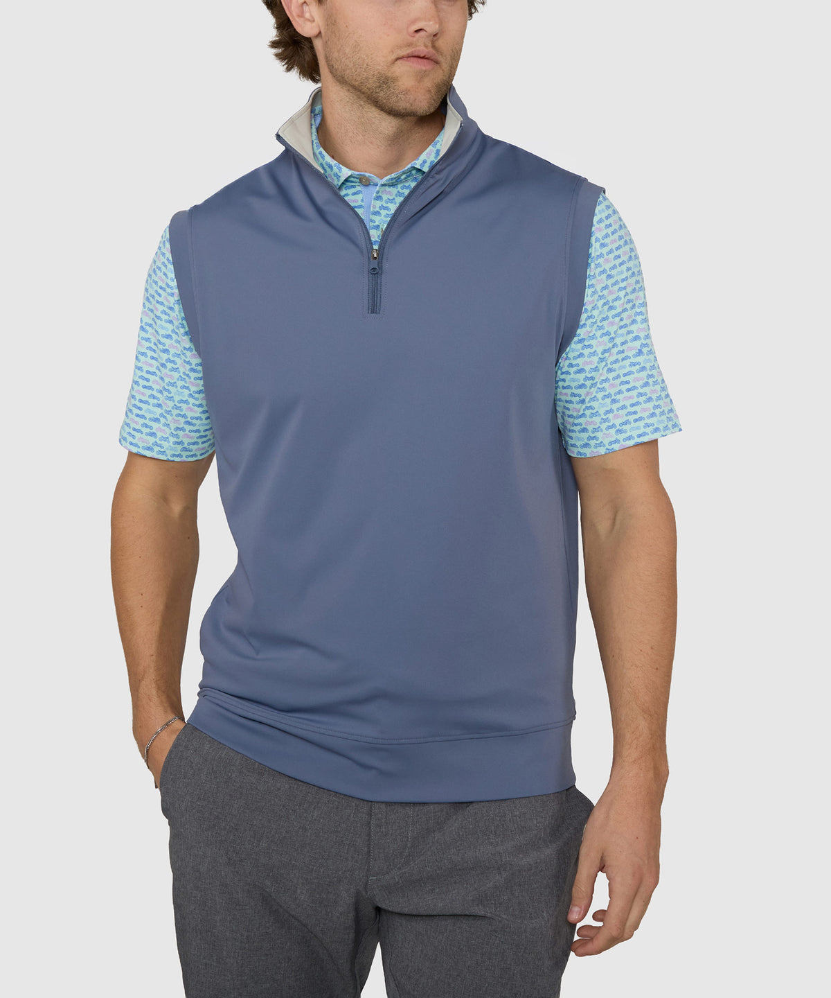 Westport Lifestyle Links Quarter-Zip Vest, Men's Big & Tall