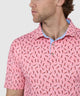 Westport Lifestyle Short Sleeve Peppers Print Performance Polo