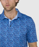 Westport Lifestyle Short Sleeve Cocktail Print Performance Polo