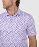 Westport Lifestyle Short Sleeve Blossom Print Performance Polo