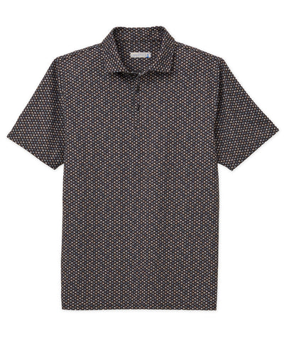 Westport Lifestyle Short Sleeve Palm Print Performance Polo, Men's Big & Tall