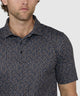 Westport Lifestyle Short Sleeve Palm Print Performance Polo