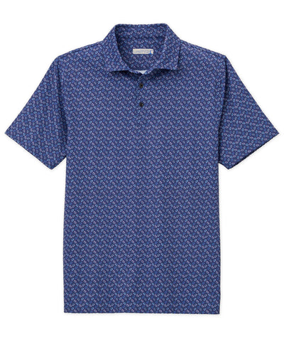 Westport Lifestyle Short Sleeve Geo Print Performance Polo, Men's Big & Tall