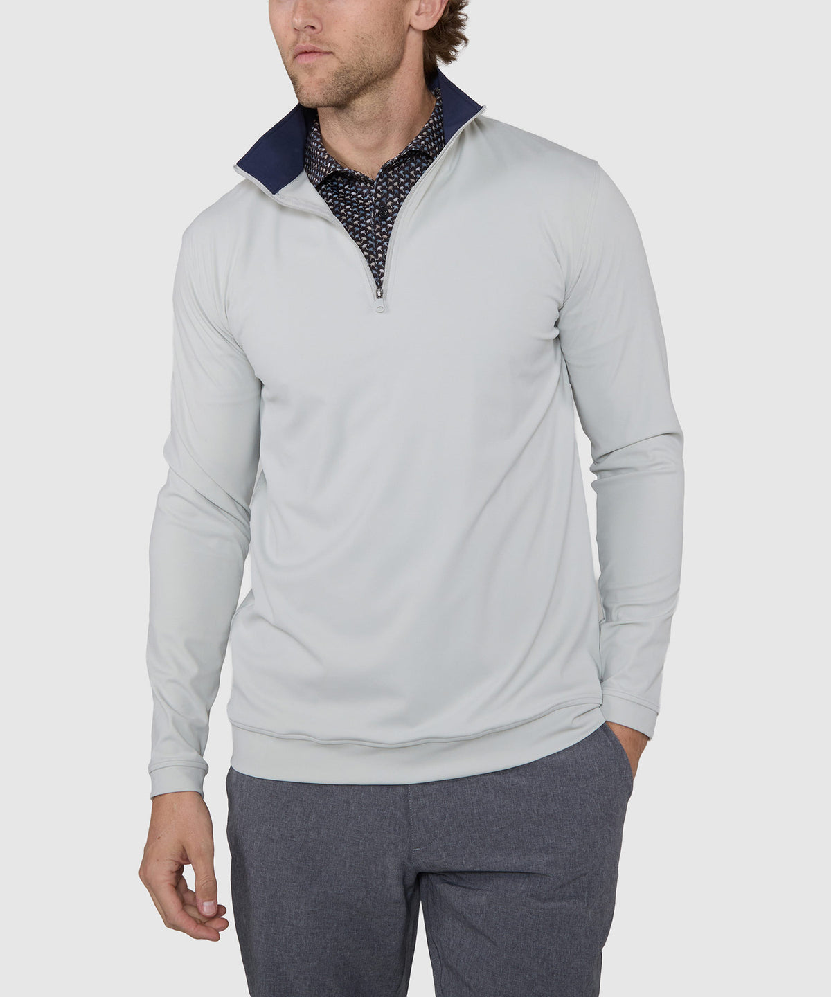Westport Lifestyle Links Quarter-Zip Pullover, Men's Big & Tall