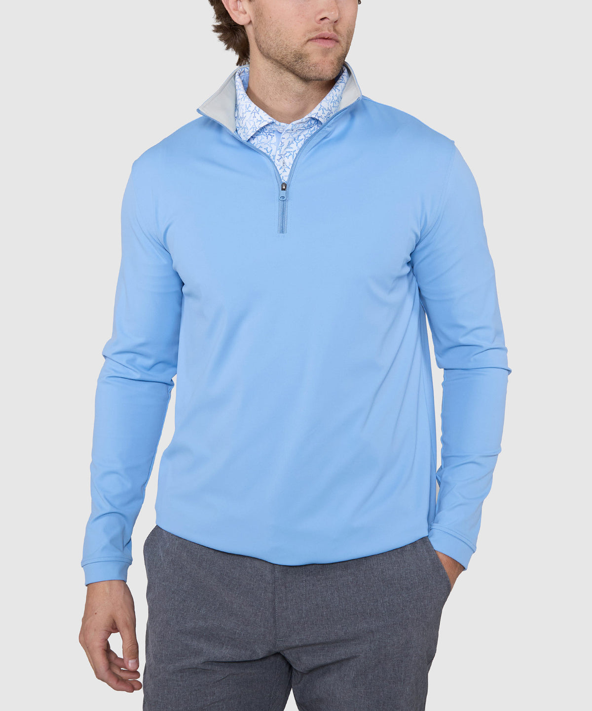 Westport Lifestyle Links Quarter-Zip Pullover, Men's Big & Tall