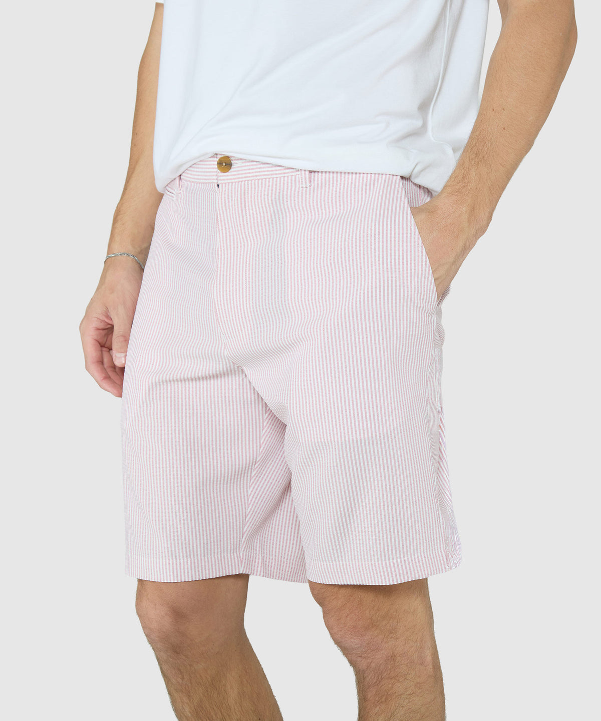 Westport Lifestyle Mystic Flat Front Seersucker Shorts, Men's Big & Tall