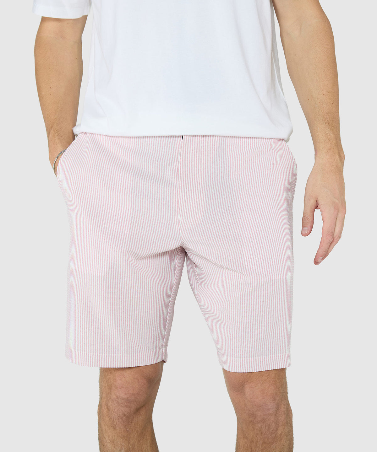 Westport Lifestyle Mystic Flat Front Seersucker Shorts, Men's Big & Tall
