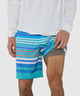 Westport Lifestyle Saybrook Half Elastic Anchor Stripe Board Shorts