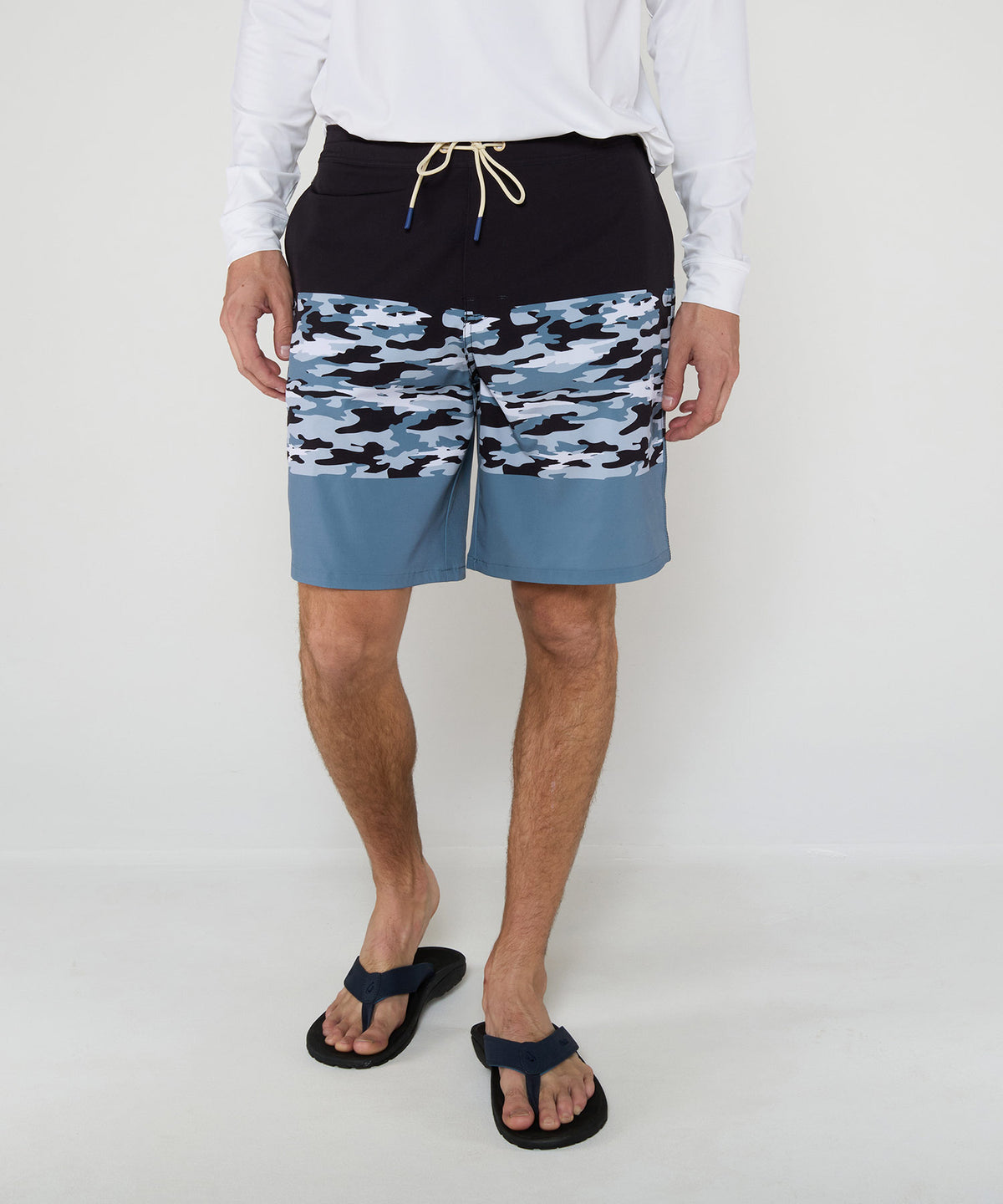 Westport Lifestyle Saybrook Half Elastic Colorblock Board Shorts, Men's Big & Tall