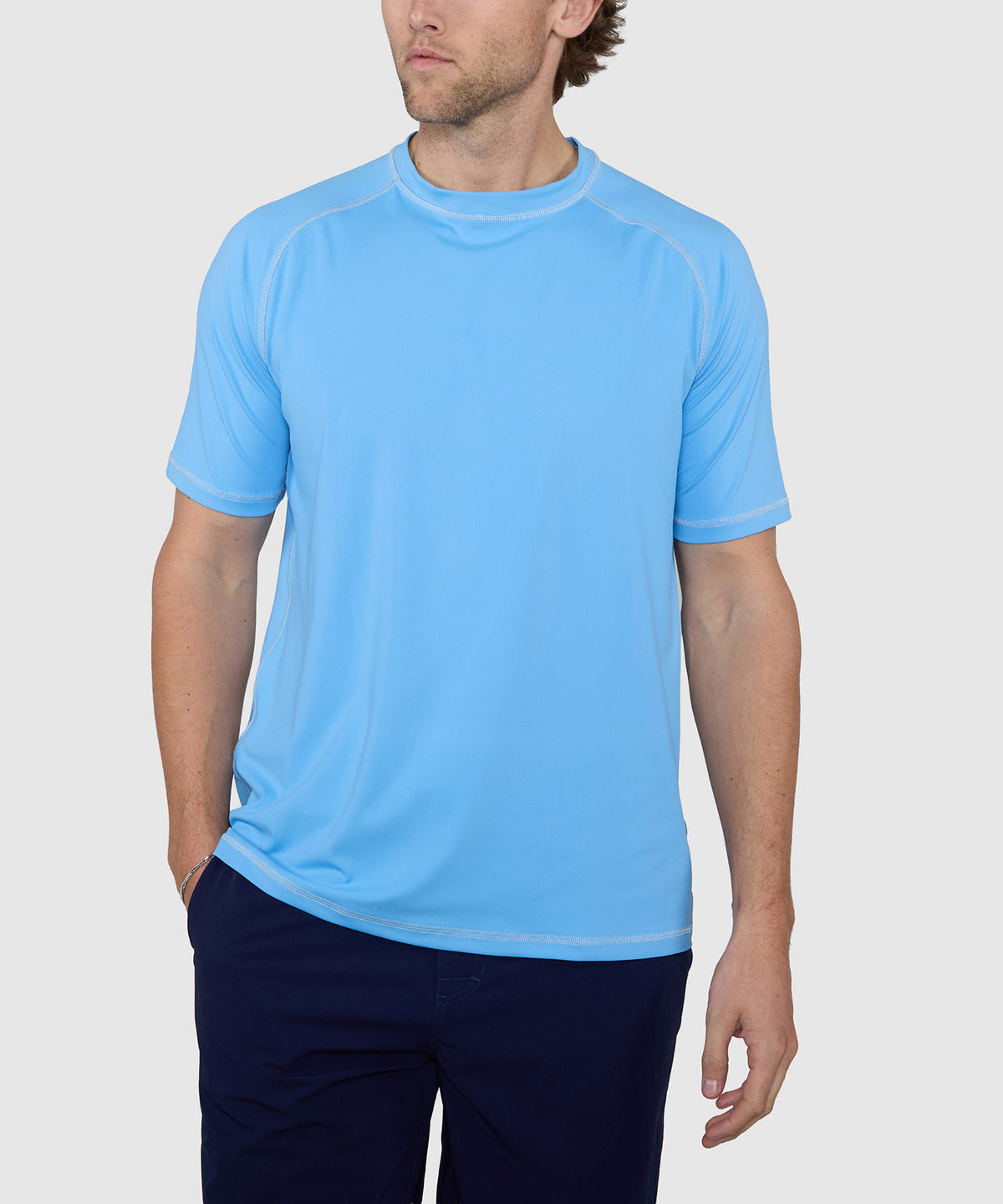 Westport Lifestyle Seaside Short Sleeve Rash Guard, Men's Big & Tall