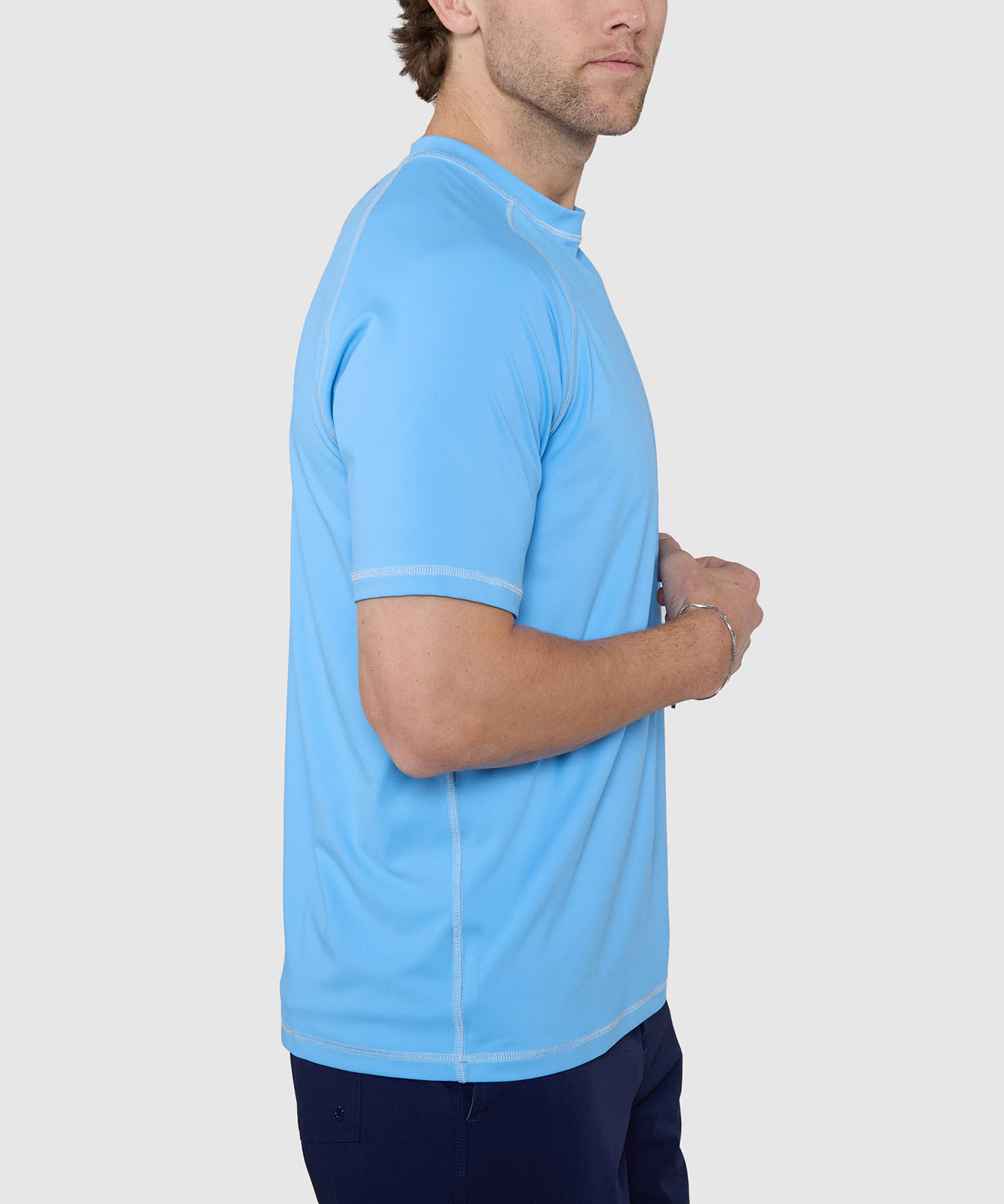 Westport Lifestyle Seaside Short Sleeve Rash Guard, Men's Big & Tall