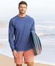 Westport Lifestyle Seaside Star Print Long Sleeve Rash Guard