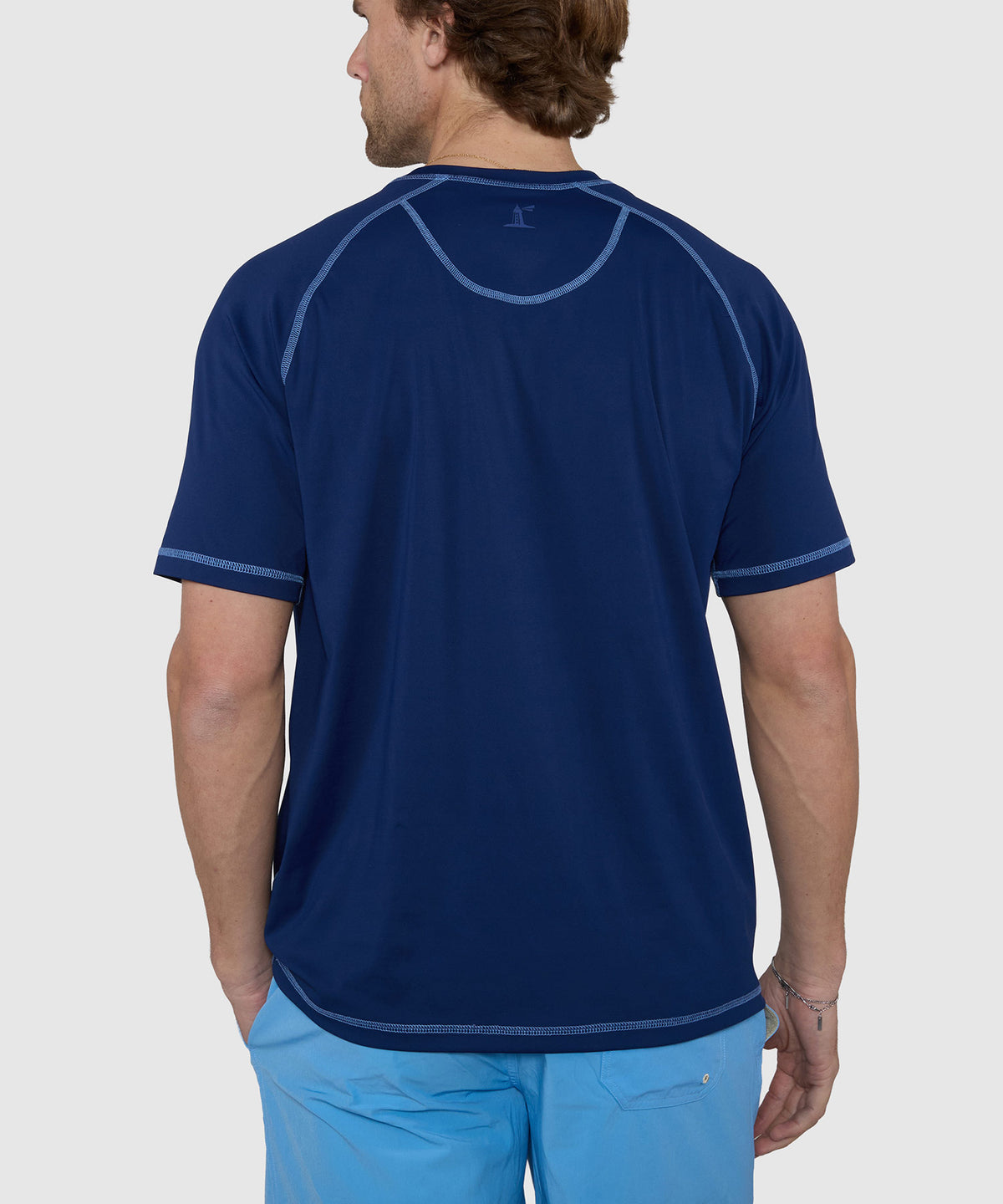 Westport Lifestyle Seaside Short Sleeve Rash Guard, Men's Big & Tall