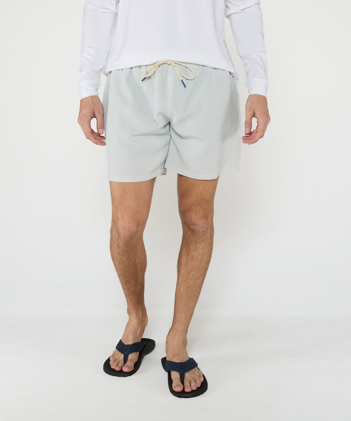 Westport Lifestyle Compo Seersucker Swim Trunks, Men's Big & Tall