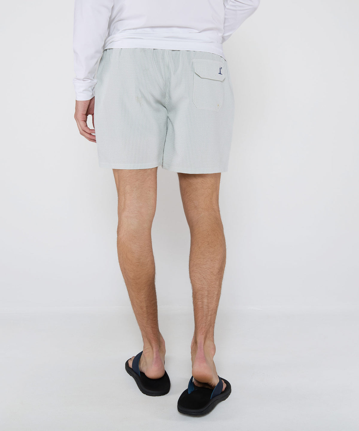 Westport Lifestyle Compo Seersucker Swim Trunks, Men's Big & Tall