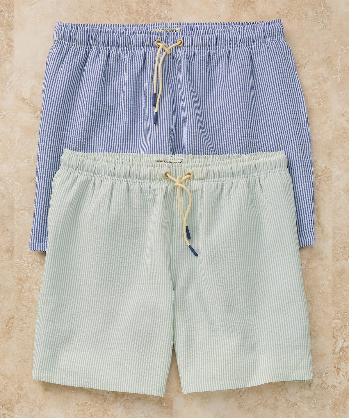 Westport Lifestyle Compo Seersucker Swim Trunks, Men's Big & Tall