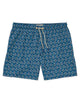 Westport Lifestyle Flower Motif Print Stretch Swim Trunks