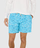 Westport Lifestyle Jellyfish Print Stretch Swim Trunks