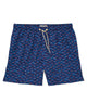 Westport Lifestyle Fish Print Stretch Swim Trunks
