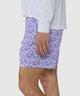Westport Lifestyle Guppies Print Stretch Swim Trunks