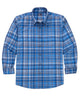 Westport No-Tuck Long Sleeve Button-Down Stretch Performance Plaid Sport Shirt