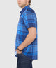 Westport No-Tuck Short Sleeve Button-Down Collar Stretch Performance Big Plaid Sport Shirt