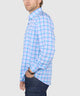 Westport No-Tuck Long Sleeve Button-Down Collar Stretch Performance Plaid Sport Shirt