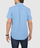 Westport No-Tuck Short Sleeve Button-Down Collar Stretch Performance Plaid Sport Shirt