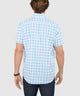 Westport No-Tuck Short Sleeve Button-Down Collar Stretch Performance Plaid Sport Shirt